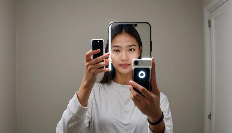 Comment faire un selfie avec un flash LED