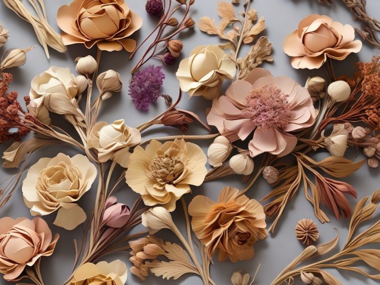 fleurs séchées