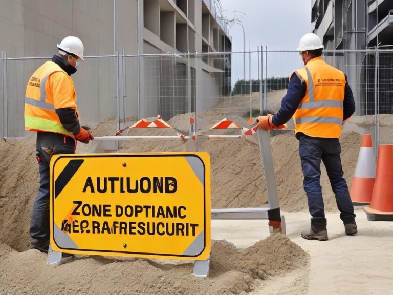 barrière de chantier