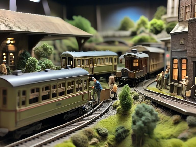 diorama train: diorama train