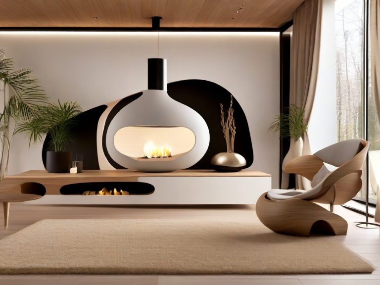 poêle à bois design