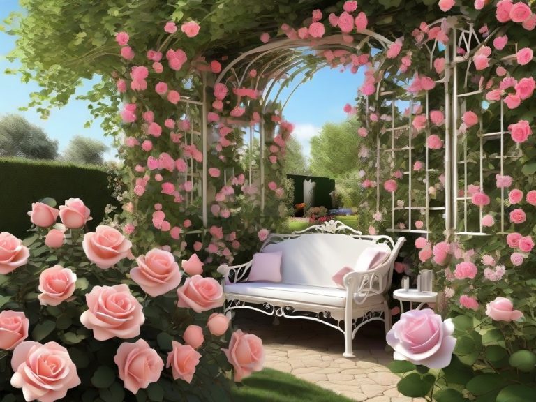 treillis jardin