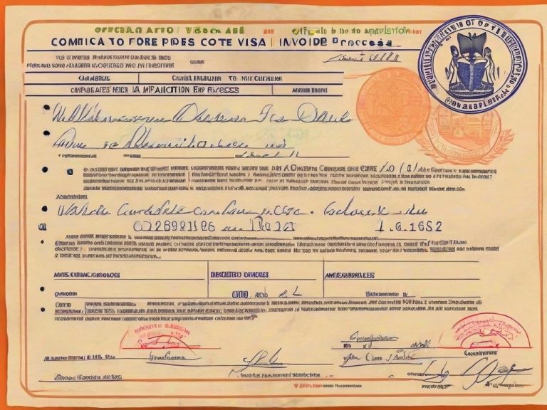 visa côte d'ivoire formulaire