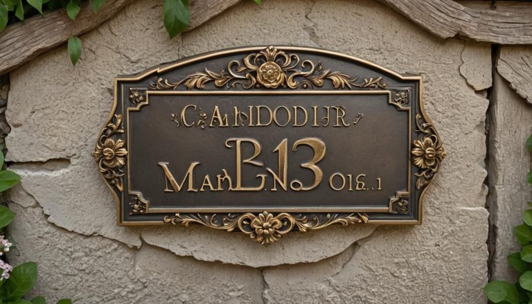 plaque de boite aux lettres: Plaques de boîte aux lettres : libérez le charme de votre boîte aux lettres